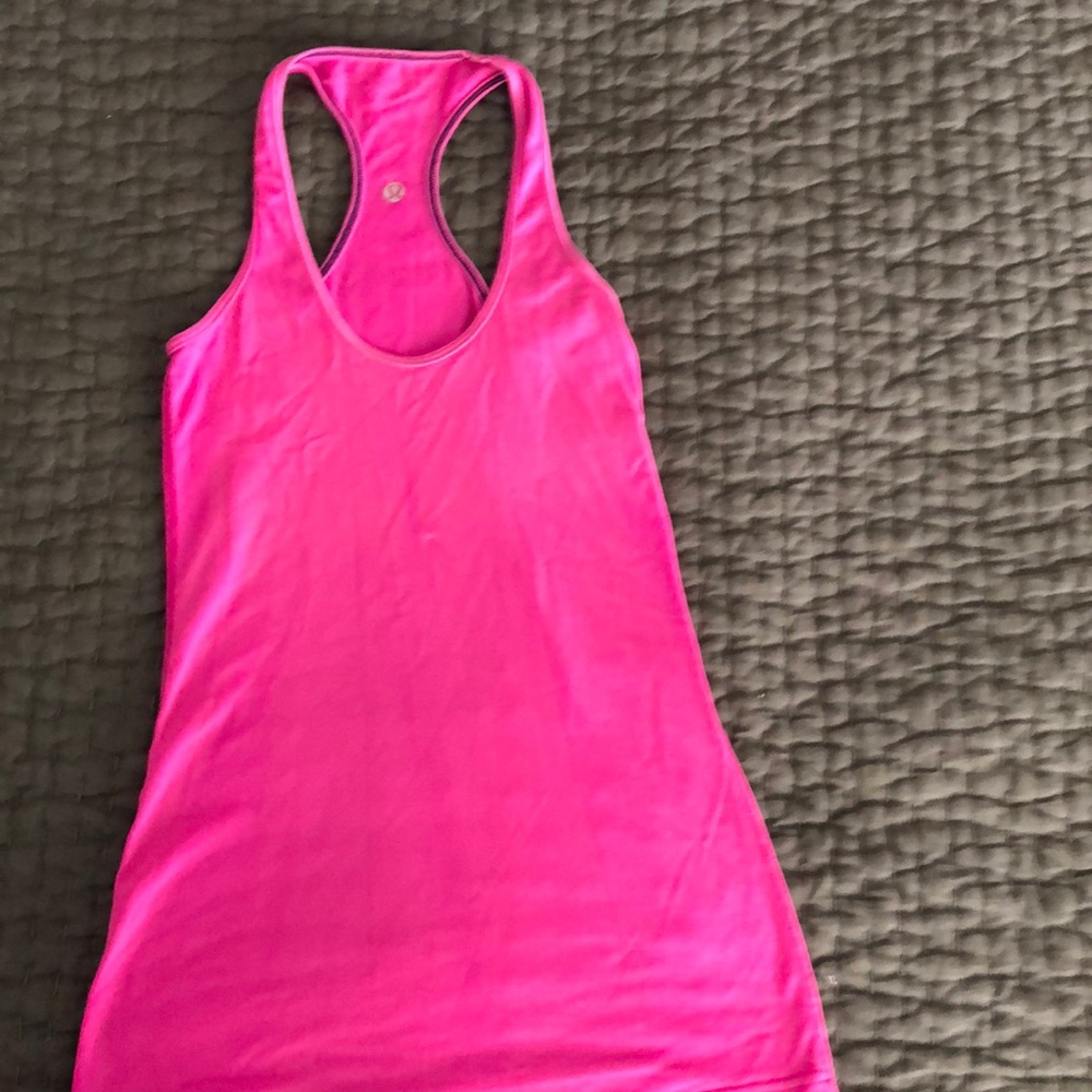 Pink Lululemon tank